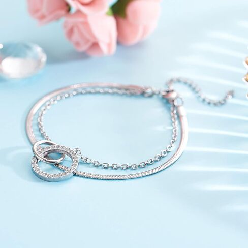 LParkin Mother of the Bride Gifts Bracelet Wedding Gift for Mom Mother Jewelry Bracelets in Saudi Arabia