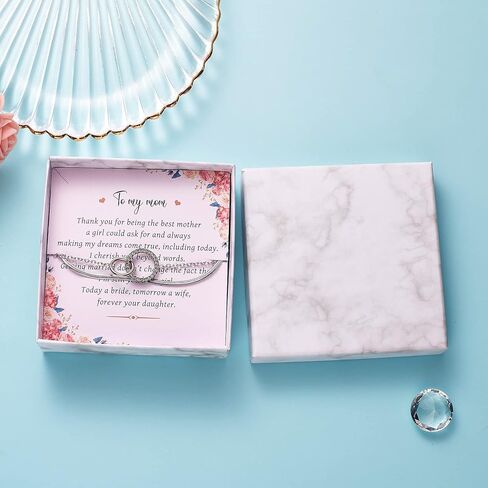 LParkin Mother of the Bride Gifts Bracelet Wedding Gift for Mom Mother Jewelry Bracelets in Saudi Arabia