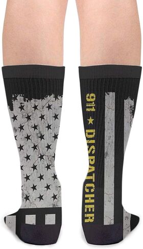 NGFF Green Sparkle Mermaid Scales Men Women Funny Novelty Crew Tube Socks Gift in Kuwait