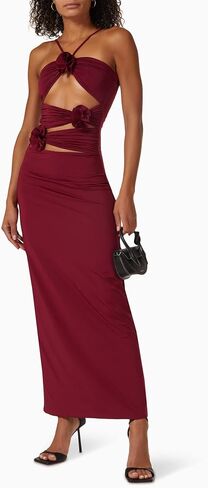 Juakoso Sexy Y2K Ruffles Fairy Dress Fringe Strapless Floral Dress Asymmetrical See Through Beach Party Club Outfits in Saudi Arabia