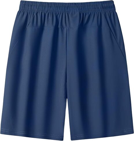 CAMLAKEE Boys Athletic Shorts Quick Dry Kids Performance Basketball Shorts with Zipper Pockets in Saudi Arabia
