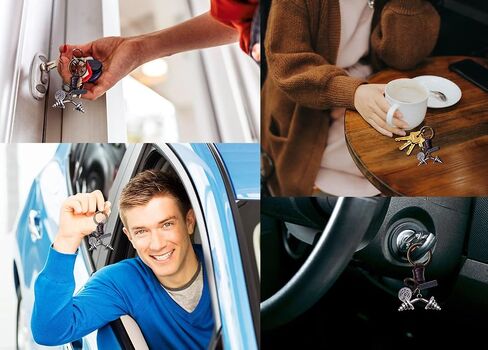 AuPra Sport KeyChain Gifts Men Leather Boxing Glove KeyRing Home Car Door Keys Holder Women Gym Fitness Present in Saudi Arabia