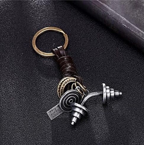 AuPra Sport KeyChain Gifts Men Leather Boxing Glove KeyRing Home Car Door Keys Holder Women Gym Fitness Present in Saudi Arabia