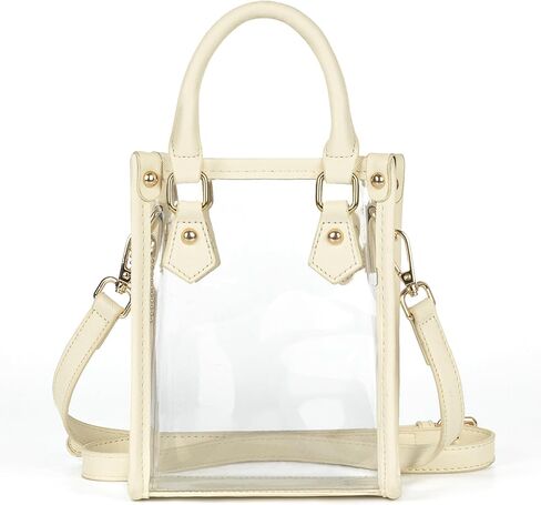 محفظة Joryin Clear Bag المعتمدة من الاستاد، محفظة صغيرة شفافة للنساء حقيبة يد صغيرة تمر بالجسم in Saudi Arabia