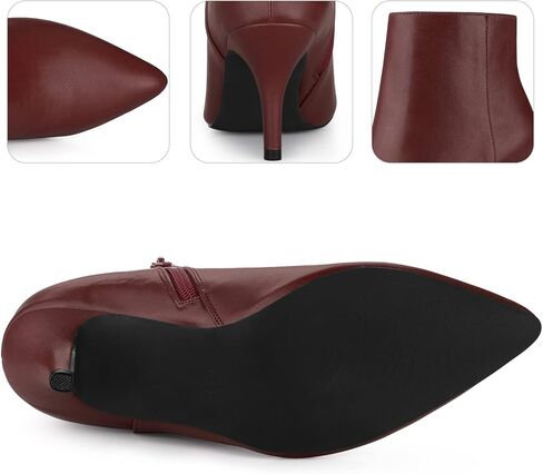 Perphy Pointed Toe Booties Stiletto Heels Ankle Boots for Women in Saudi Arabia