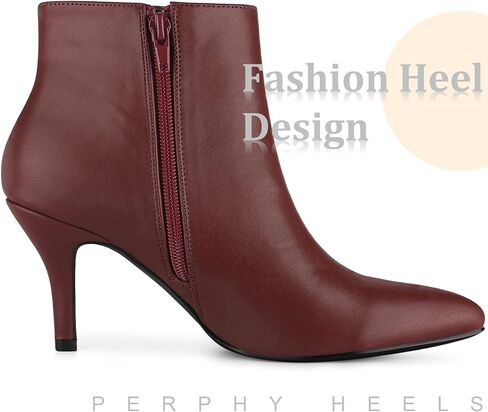 Perphy Pointed Toe Booties Stiletto Heels Ankle Boots for Women in Saudi Arabia