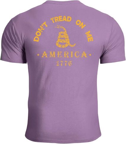 تي شيرت BlackTeak للرجال 100% قطن بياقة دائرية ونمط وطني كاجوال بأكمام قصيرة in Kuwait