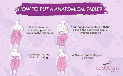 ليدي سليم من نوفوفيت لوح ضغط البطن لشفط الدهون بعد العمليات الجراحية لشد البطن تابلا فاجا in Kuwait