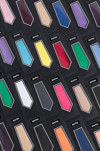 KissTies Solid Tie Pure Color Neckties for Men in Saudi Arabia