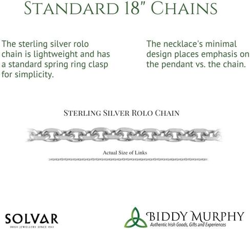 Biddy Murphy St. Brigid Cross Necklace Sterling Silver Two Sided Made in Ireland in Kuwait