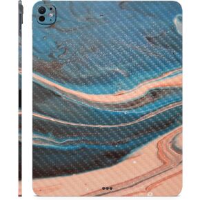 Carbon Fiber Skin Compatible with Apple iPad Pro 13 (M4) 2024 - Sea Dunes - Premium 3M Vinyl Protective Wrap Decal Cover - Easy to Apply | Crafted in The USA by MightySkins