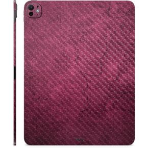 Carbon Fiber Skin Compatible with Apple iPad Pro 13 (M4) 2024 - Pink Gravel - Premium 3M Vinyl Protective Wrap Decal Cover - Easy to Apply | Crafted in The USA by MightySkins