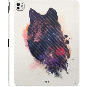 Carbon Fiber Skin Compatible with Apple iPad Pro 11 (M4) 2024 - Universal Wolf - Premium 3M Vinyl Protective Decal Cover - Easy to Apply | Crafted in The USA by MightySkins