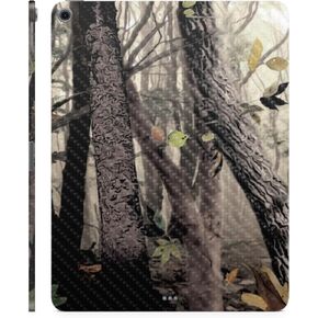 غلاف من ألياف الكربون متوافق مع Apple iPad Air 11 (M2) 2024 - Tree Camo - غطاء لاصق واقٍ من الفينيل الفاخر 3M - سهل الاستخدام | صُنع في الولايات المتحدة الأمريكية بواسطة MightySkins
