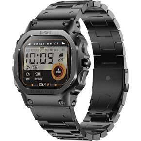Military Smart Watch for Men(Answer/Dial Calls),1.57''HD DIY Screen Smart Watch,100 Sports Modes, IP68 Waterproof Fitness Watch with Heart Rate/SpO2/Blood Pressure for Android and iOS