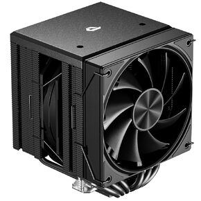 CPU Cooler Air, Dual Tower CPU Cooler with 120mm PWM Fan, 6 Heat Pipes CPU Air Cooler for AM5/AM4/AM3, Cooler for PC Compatible with Intel LGA 1700/1150/2011/2066/1151/1155/1156(Black)
