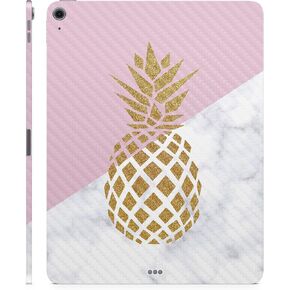 Carbon Fiber Skin Compatible with Apple iPad Air 11 (M2) 2024 - Pretty Pineapple - Premium 3M Vinyl Protective Decal Cover - Easy to Apply | Crafted in The USA by MightySkins