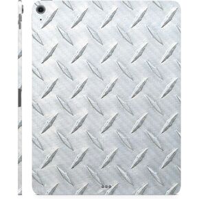 Carbon Fiber Skin Compatible with Apple iPad Air 11 (M2) 2024 - Diamond Plate - Premium 3M Vinyl Protective Wrap Decal Cover - Easy to Apply | Crafted in The USA by MightySkins