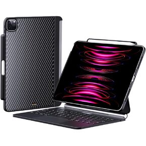 Carbon Fiber Case(Keyboard not Included) for Magic Keyboard iPad Pro 11 and iPad Air4/Air5 10.9 with Pencil Holder, Compatible Case for iPad 10.9 2022/2020, iPad Pro 11 2022/2021/2020/2018 in Kuwait