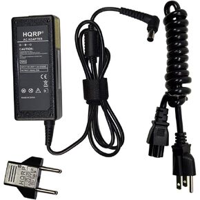 HQRP 19V AC Adapter compatible with Samsung HW-K360 HW-KM36 HW-KM36C PS-WK360 Soundbar Speaker System Power Supply Cord Adaptor + Euro Plug Adapter