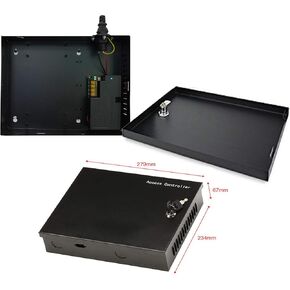 Metal Power Supply Box (can Connect Battery) Input AC 110V-240V Output DC12V 5A for Access Control Panel