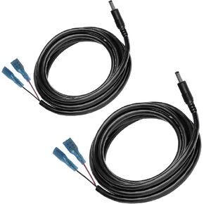 Trail Camera Power Cable, 5.5x2.1mm DC, Compatible with Stealth Cam, Spypoint, Moultrie, Browning, Wildgame Innovations, Muddy, Black Gate, Covert WC20, etc., 79"(2PC) in Saudi Arabia