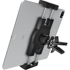 woleyi Tablet Mount for Car Vent, [Super Stable & Easy] Car Air Vent Tablet Holder Cradle with Adjustable Clip for iPad Pro/Air/Mini, iPhone, Samsung Galaxy Tabs, More 4-11" Cell Phones and Tablets
