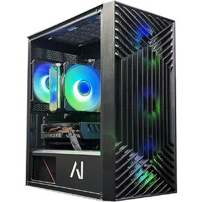 Essentials Pro Gaming Desktop PC | Intel i7-12700KF | 32GB DDR5 RAM | RTX 4060 Ti 8GB | 1TB NVME SSD | 650W Gold Power Supply | ARGB Fans | Windows 11 Home in Kuwait