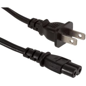 Universal AC Cord Replacement for PS5 Power Cord IEC320 C7 to NEMA 1-15P for PS4, Xbox Series X/S, LED LCD TV, Monitors, Sound Bars 18 AWG 2 Prong Connector-Lifetime Wty (3 ft)