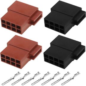SING F LTD 4PCS 16 Pin Car Audio Wiring Harness Connector Plug with 32PCS Mini ISO Contacts Terminals Car Stereo Radio Cable Adapter Lead Connector