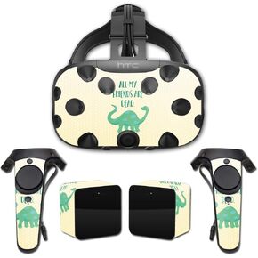 MightySkins Skin Compatible with HTC Vive Full Coverage - All My Friends are Dead | Protective, Durable, and Unique Vinyl Decal wrap Cover | Easy to Apply, Remove, and Change Styles | Made in The USA