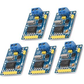 5Pcs MCP2515 Controller Module CAN Bus Module TJA1050 Receiver SPI Module for 51 MCU ARM Controller Development Board SPI Module for Arduino