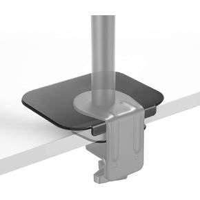 Mount-It! Monitor Mount Reinforcement Plate, Metal Plate for Desk, Protector for Fragile Thin Glass Tabletops, Monitor Arm Plate for use with Clamp or Grommet Installation, 2-Piece Reinforcement Plate