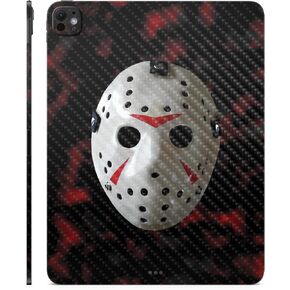 Carbon Fiber Skin Compatible with Apple iPad Pro 13 (M4) 2024-13th Nightmare - Premium 3M Vinyl Protective Decal Cover - Easy to Apply | Crafted in The USA by MightySkins