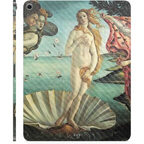 Carbon Fiber Skin Compatible with Apple iPad Air 13 (M2) 2024 - Birth of Venus - Premium 3M Vinyl Protective Decal Cover - Easy to Apply | Crafted in The USA by MightySkins
