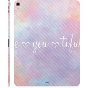 Carbon Fiber Skin Compatible with Apple iPad Air 11 (M2) 2024 - Beyoutiful - Premium 3M Vinyl Protective Wrap Decal Cover - Easy to Apply | Crafted in The USA by MightySkins