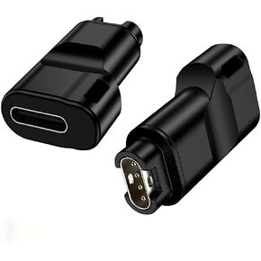 Watch Charger Adapter for Garmin, Type C Charging Cable Adapter Compatible with Garmin Watch Fenix 6 6S 6X 5 5S 5X, Forerunner 745 935 and More-2pack