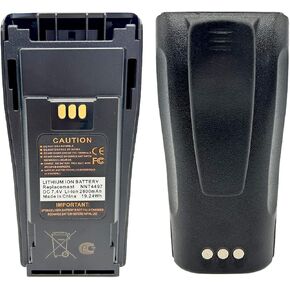 NNTN4497 NNTN4497CR 2600mAh 7.4V Li-ion Replacement Battery for CP040 CP150 CP200 CP200D CP200XLS EP450 DEP450 PR400 GP3188 GP3688 NNTN4496 NNTN4851A (2 Pieces)