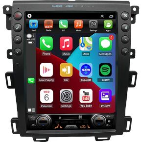 راديو QLED 8-Core لترقية راديو Ford Edge 2011 2012 2013 2014، استبدال ستيريو Android، شاشة لمس QLED 12.1 بوصة، دعم Carplay وAndroid Auto، كاميرا خلفية مجانية in Kuwait
