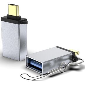 محول USB C إلى USB 2 حزمة، محول USB-C ذكر إلى USB A 3.0 أنثى OTG، محول Type C Thunderbolt 4/3 لهاتف iPhone 15 Pro Max وMacBook Pro Air وiMac وiPad وMicrosoft Surface Go وSamsung S24 S23 S22 in Kuwait