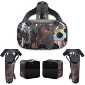 MightySkins Skin Compatible with HTC Vive Full Coverage - Horse Stampede | Protective, Durable, and Unique Vinyl Decal wrap Cover | Easy to Apply, Remove, and Change Styles | Made in The USA