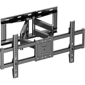 Full Motion TV Wall Mount for 37-85 Inch Flat Curved TVs, Articulating Dual Arms TV Mount with Swivel and Tilt, TV Bracket Fits 12/16 Inch Wood Studs up to 135lbs Max VESA 600X400 mm (37-85inch) in Kuwait