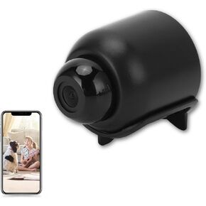 Yoidesu Hidden Camera, Smart Security Camera for Home Security, Motion Detection, 1920x1080P 140Degree Wide Angle, 4K HD Mini Cam Support APP Remote Control