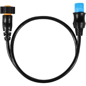 010-12122-10 Adapter Compatible with Connecting 8-Pin Transducers with XID to 12-Pin Sonar Marine Devices, Replace for Part Number 010-12122-10