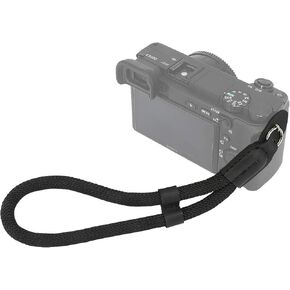 Haoge Camera Hand Wrist Strap for Leica M M-P M-E M8 M9 M9-P M10 M10-P M10-D Q Q2 Q-P CL D-Lux 7 X Vario MP ME M9P M10P M10D QP Typ107 Typ109 Typ113 Typ116 Typ240 Typ246 Typ262 Climbing Rope Black