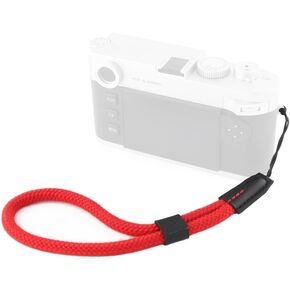 Camera Wrist Hand Strap Soft Cotton Lanyard String Rope compatible for Sony A6700 A6600 A6500 A6400 A6300 A6100 A6000 Small Light Mirrorless Cameras Cellphone - Red