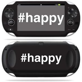 MightySkins Skin Compatible with Sony PS Vita – Happy | Protective, Durable, and Unique Vinyl Decal wrap Cover | Easy to Apply, Remove, and Change Styles | Made in The USA