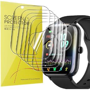 Compatible for ZOLALAM 48mm Smart Watch Screen Protector, [6 Pack] Full Coverage TPU Clear Film Compatible for ZOLALAM 48mm Smart Watch (6 Pack)