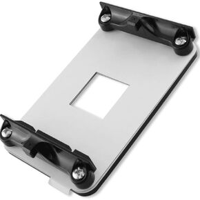 AM4 Backplate with AM4 Bracket，AM4 Backplane Mounting Hole Distance 3.51x2.13Inch/90x54mm CPU Heatsink Bracket Motherboard for AMD Socket AM4 Motherboard