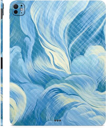 Carbon Fiber Skin Compatible with Apple iPad Pro 11 (M4) 2024-90s Fun - Premium 3M Vinyl Protective Wrap Decal Cover - Easy to Apply | Crafted in The USA by MightySkins in Saudi Arabia